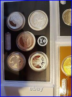 2012 US Mint SILVER PROOF SET. Complete 14-Coin Set With Box & COA