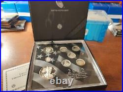 2012 U. S. Mint Limited Edition Silver Proof Set Box & CoA