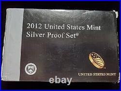 2012 U. S. Mint Silver Proof Set with Box and COA (Z-0122) 2012 U. S. Mint Silver Proof Set with Box and COA (Z-0122)
