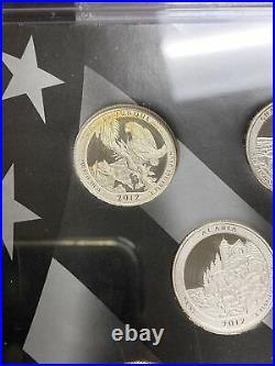 2012 United States Mint Limited Edition Silver Proof Set Toned With Box & COA