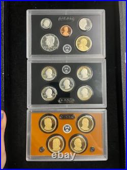 2012 United States Mint Silver Proof Set Box & COA