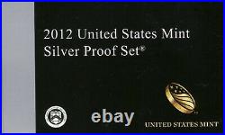 2012 United States Silver Mint Proof Set With Box & COA