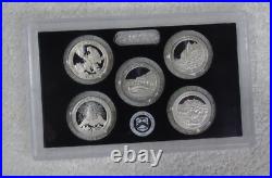 2012 United States U. S. Mint Silver Proof Set Box & Certificate of Authenticity