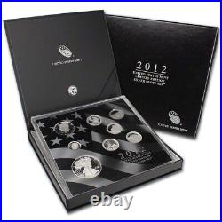 2012 Us Mint Limited Edition Silver Proof Set? 8 Coin? Box & Coa Sae? Trusted