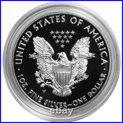 2012-W Proof $1 American Silver Eagle Box, OGP & COA