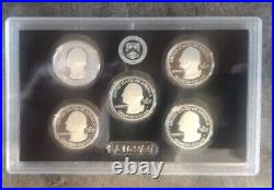 2012-s United States Mint Silver Proof 14 Coin Set With Original Box And Coa
