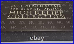 2013 Australian 3- 1oz. Silver Proof Coin Set Perth Mint Original Box & COA
