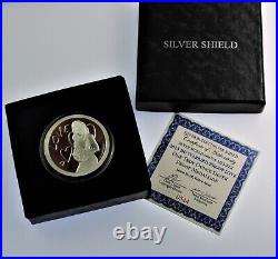 2013 BU Warbird/ Proof Love Silver Shield 1 oz. 999 silver round with COA and Box
