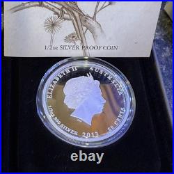 2013 Birds of Australia Budgerigar 1/2 oz Silver Proof. 999 Coin with Box & COA 2013 Birds of Australia Budgerigar 1/2 oz Silver Proof. 999 Coin with Box & COA