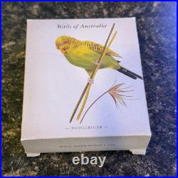 2013 Birds of Australia Budgerigar 1/2 oz Silver Proof. 999 Coin with Box & COA