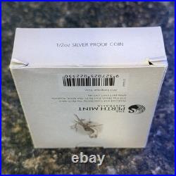 2013 Birds of Australia Budgerigar 1/2 oz Silver Proof. 999 Coin with Box & COA