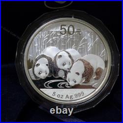 2013 China Panda 5 Oz Silver Proof Coin with Box & COA