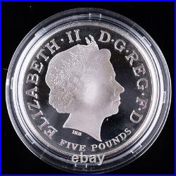 2013 Great Britain UK 5 Pound Silver Proof BOX COA OGP 7500 Mintage Ltd. Ed