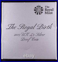 2013 Great Britain UK 5 Pound Silver Proof BOX COA OGP 7500 Mintage Ltd. Ed