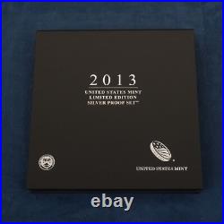2013 Limited Edition Silver Proof Box Set 8 Coins with COA Free Shipping USA