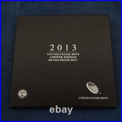2013 Limited Edition Silver Proof Box Set 8 Coins with COA Free Shipping USA