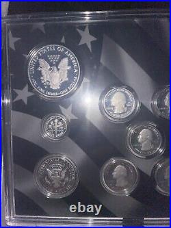 2013 Limited Edition Silver US Mint Eight Coin Proof Set with Box and COA