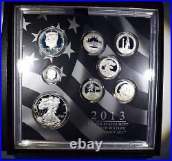 2013 Limited Edition U. S. Silver Proof Set Damaged Box Proof