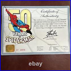 2013 Niue 50 Years of Spiderman Colorized 1 oz. 999 Fine Silver NGC PF70 Withbox 2013 Niue 50 Years of Spiderman Colorized 1 oz. 999 Fine Silver NGC PF70 Withbox