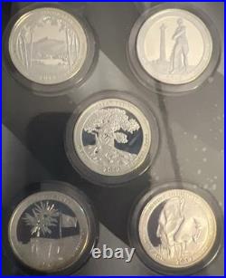 2013-S US Mint Limited Edition Silver Proof Set, 8 Coins/Box & COA