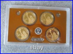 2013 Silver Proof Set Us Mint S & Coa + Original Outer Box