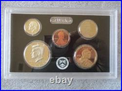 2013 Silver Proof Set Us Mint S & Coa + Original Outer Box