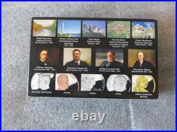 2013 Silver Proof Set Us Mint S & Coa + Original Outer Box