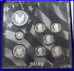 2013 US Mint Limited Edition Silver Proof Set withBox & COA OGP 8 Coins