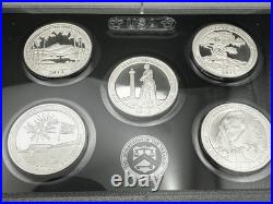 2013 U. S. Mint Silver Proof Set with Box & COA 14 Coins 90% Silver