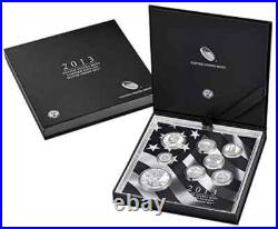 2013 United States LIMITED EDITION Silver Proof Set in Original Box withCOA