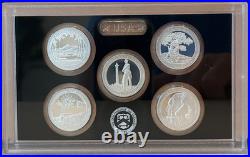 2013 United States Mint Silver Proof Set with Box & COA- Gem Cameo Beauties