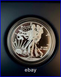 2013-W American Silver Eagle 2-Coin Set West Point Enhanced Reverse Proof Box