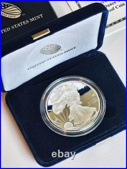 2013-W Proof $1 American Silver Eagle Coin Box GOP Certificate 100% to CHARITY