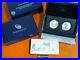 2013 W Reverse Proof & Enhanced Silver Eagle 2 Coin West Point Set With Box/coa