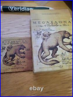 2014 1oz Silver Perth Mint Proof Megafauna Thylacoleo Colorized Dinosaur Box/Coa