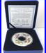 2014 2oz Year of the Horse Carousel Tokelau Silver Proof. 999 Coin COA Box