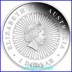 2014 Australia Opal Series #6 Masked Owl 1oz Silver Proof Coin Perth COA & Box