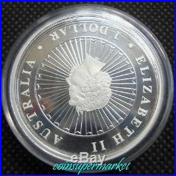 2014 Australia Opal Series #6 Masked Owl 1oz Silver Proof Coin Perth COA & Box