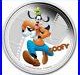 2014 Disney GOOFY 1 oz. 999 silver colorized Proof coin Nuie 2$ COA & Box