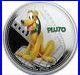 2014 Disney PLUTO 1 oz. 999 silver colorized Proof coin Nuie 2$ COA & Box