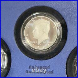 2014 John F Kennedy 50th Anniversary 4 Coin Silver Proof Set withBox & COA