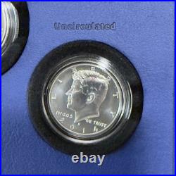 2014 John F Kennedy 50th Anniversary 4 Coin Silver Proof Set withBox & COA