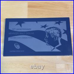 2014 John F Kennedy 50th Anniversary 4 Coin Silver Proof Set withBox & COA