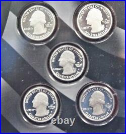 2014 Limited Edition U. S Mint Silver Proof 8 Coin Set! Box & Coa
