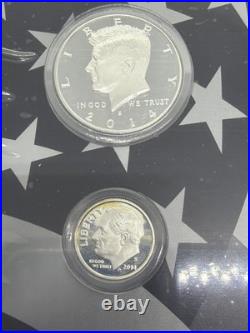 2014 S LIMITED EDITION SILVER PROOF SET (8) COINS U. S. MINT OGP With BOX & COA