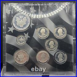 2014-S Limited Edition Silver 8-Coin Proof Set (Box and CoA) LITE PURPLE TONED