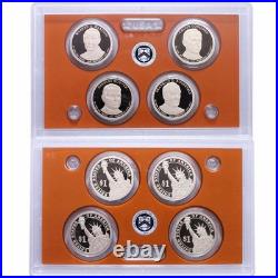 2014 S Proof Set Original Box & COA 14 Coins 90% Silver