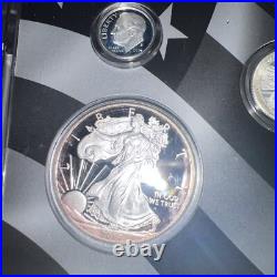 2014 United States Mint Limited Edition Silver Proof Set Complete Box Toning