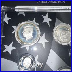 2014 United States Mint Limited Edition Silver Proof Set Complete Box Toning