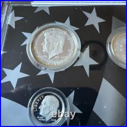 2014 United States Mint Limited Edition Silver Proof Set Complete Box Toning